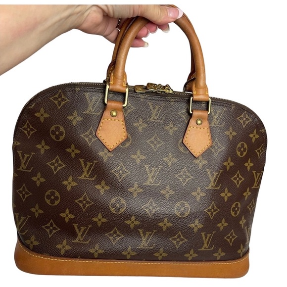 Louis Vuitton Monogram ALMA PM SATCHEL BAG ~💯  Authentic - Picture 8 of 16